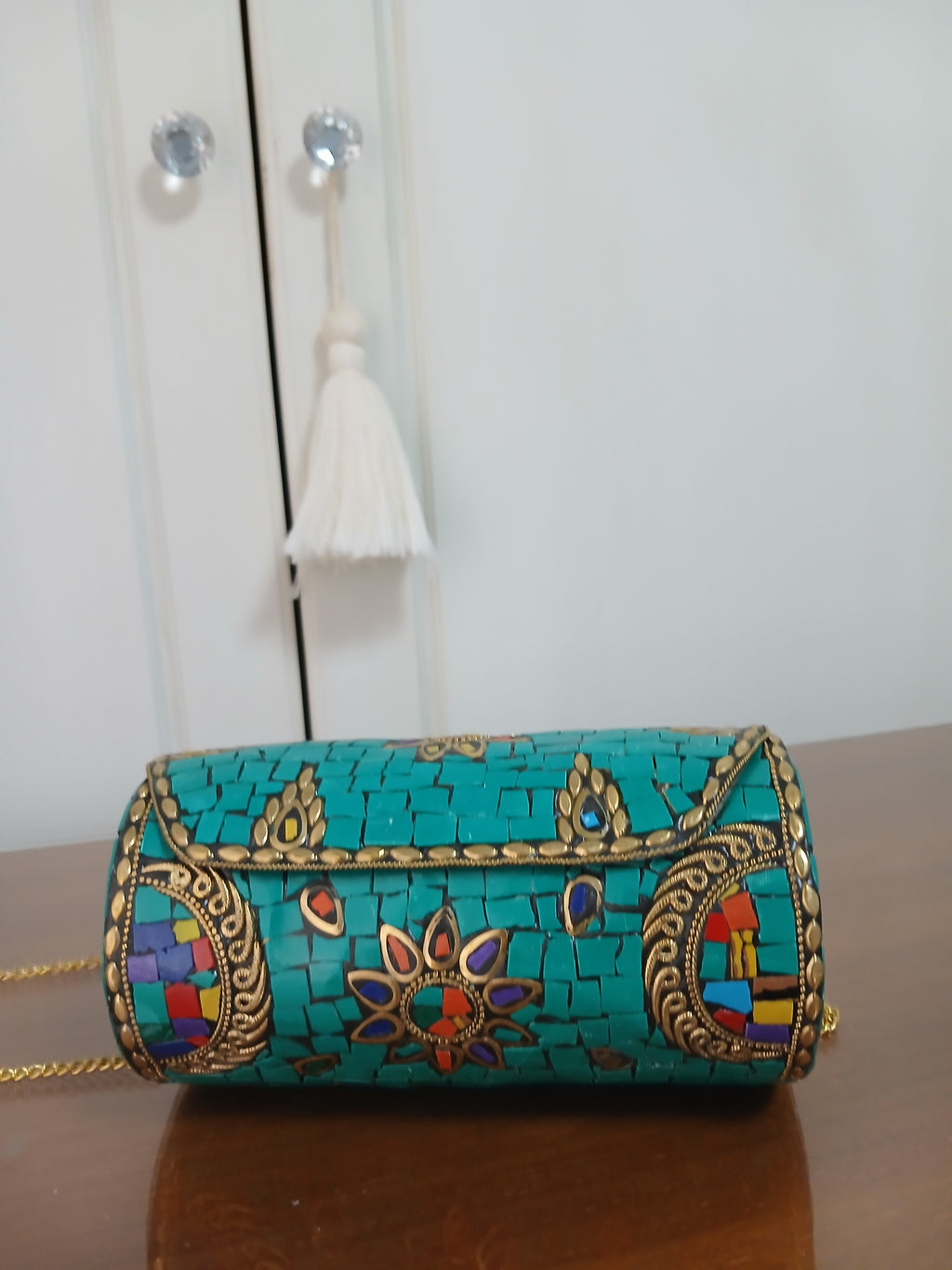 Bolso Latón redondo