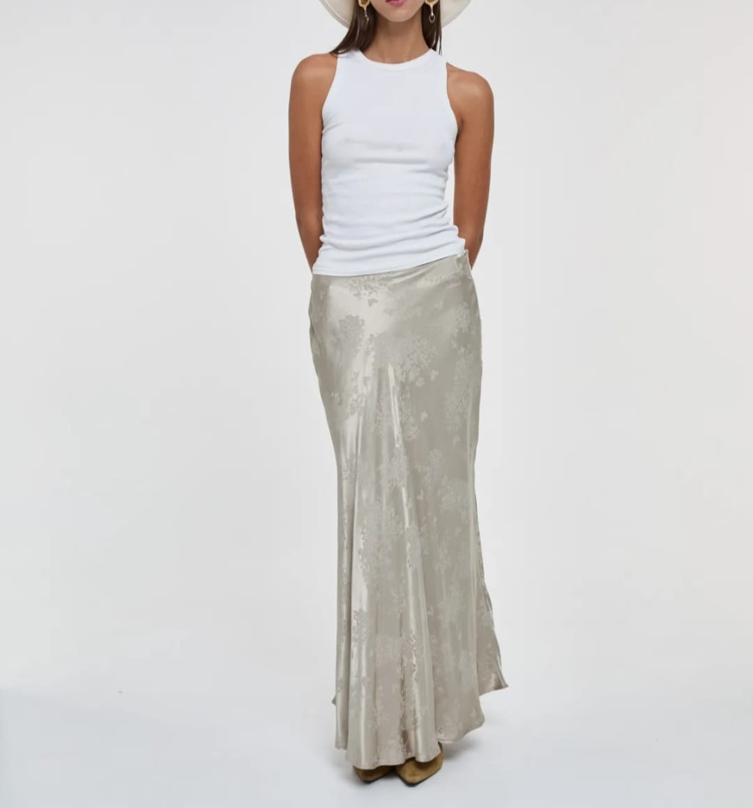 Falda Satinada