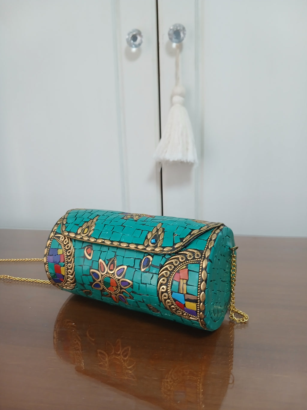 Bolso Latón redondo