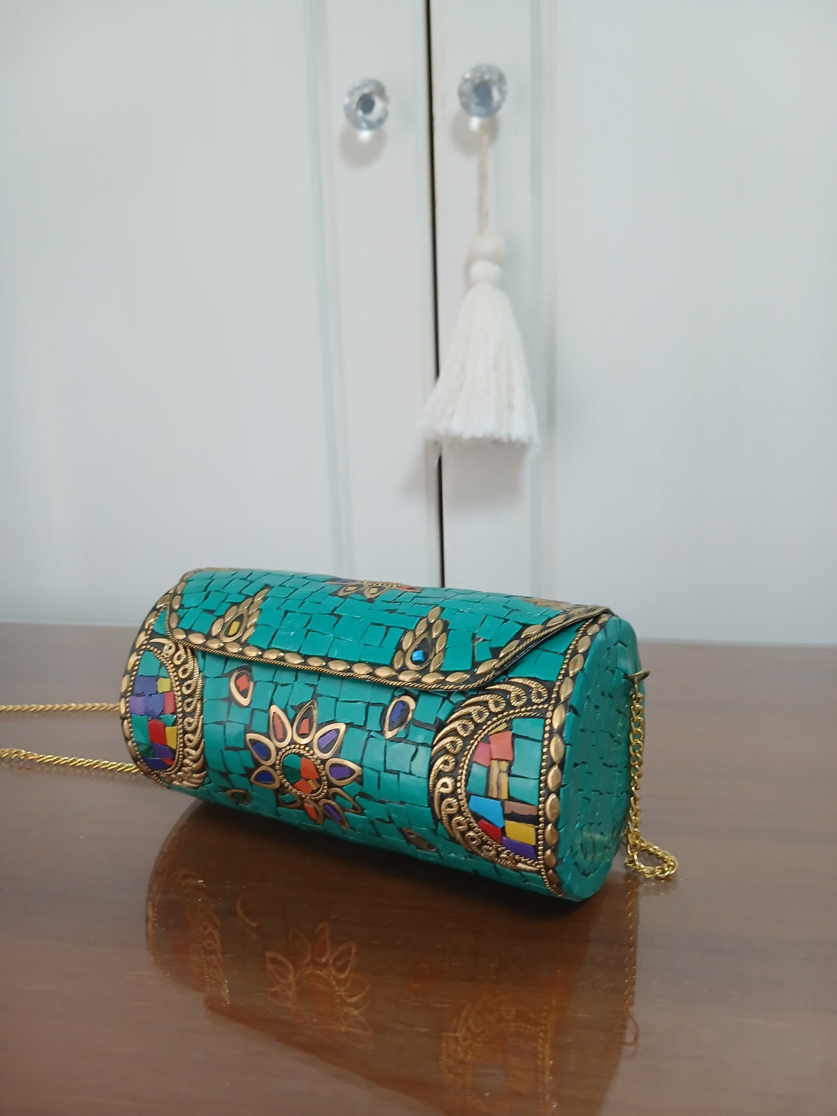 Bolso Latón redondo